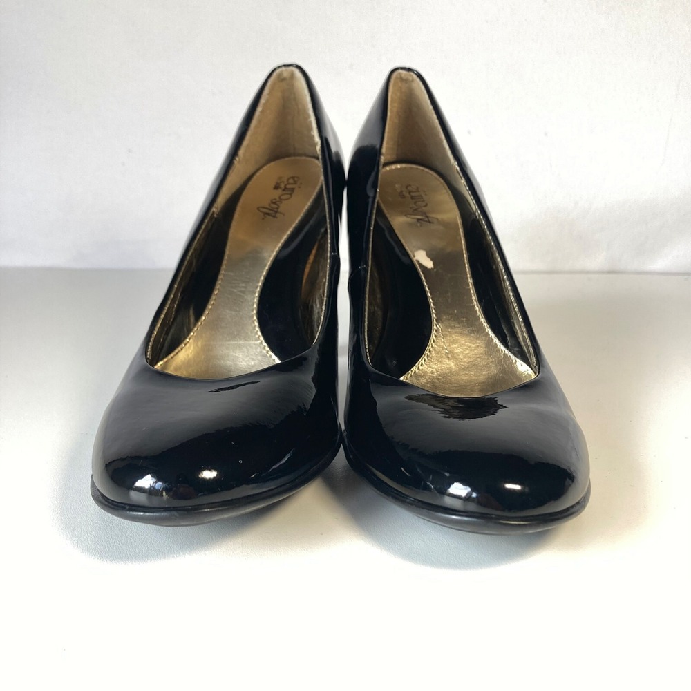 Eurosoft Sofft Anabelle Patent Leather Pumps Chunky Career Comfort Heels Women 9 - Picture 3 of 10